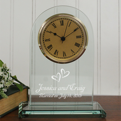 Wedding Clock Engraved Wedding Clock