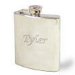 G11803 - Personalized Flask - Bright Finished Silver