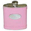 8517940 - Pink Leather Personalized Flask
