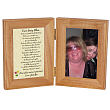 920147 - To My Friend... Natural Wood Bi-Fold Personalized Picture Frame