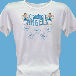 Angels Personalized Scoop Neck T-Shirt   