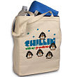 811292 - Chillin Canvas Personalized Tote Bag   