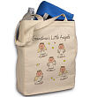 822692 - Little Angels Canvas Personalized Tote Bag 