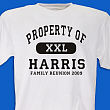 Property Of Family Reunion T-shirt