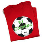 31719X - #1 Soccer Fan Personalized Adult T-shirt