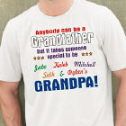 Anybody Can Be...Grandpa Personalized T-Shirt