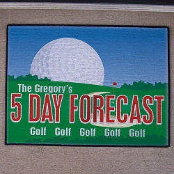 Golf  Doormat  - Personalized Golf Forecast
