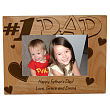 91961 - Number One Dad Wood Picture Frame
