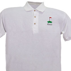 Personalized Embroidered Golf Polo Shirt  "Hole in One"
