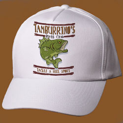 Personalized Hat for Dad - Fishing Bass Club