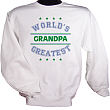 51815X - World's Greatest - Blue Personalized Sweatshirt