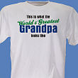 World's Greatest Personalized T-Shirt 32511X