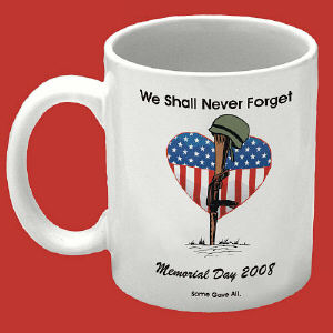 Memorial Day Personalized Coffee Mug