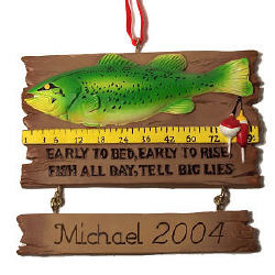 Fisherman Ornament