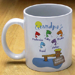 Fishing Buddies Personalized Coffee Mug