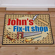 83120957 - My Fix-It Shop Personalized Doormat