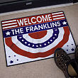83122897 - American Welcome Personalized Doormat 
