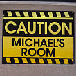 83120947 - Caution Personalized Doormat
