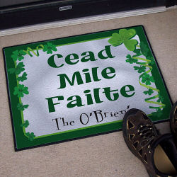 Irish House Blessing Personalized Doormat