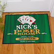 Poker Room Personalized Doormat 83119487