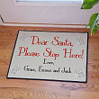 Santa... Please Stop Here Doormat 83120507