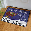 Santa's Sleigh... Please Stop Here Doormat 83120517