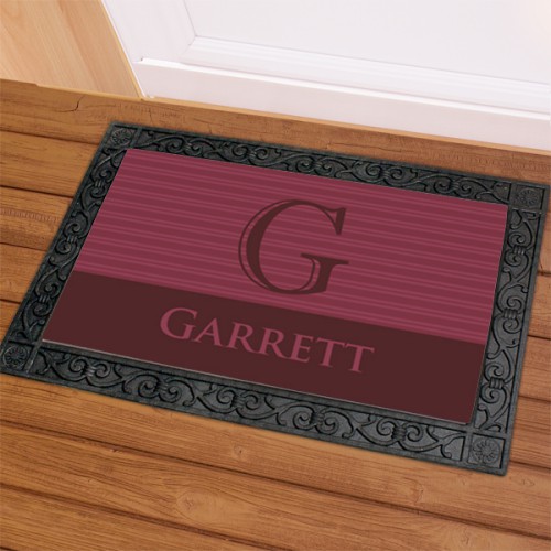 Personalized Family Initial Floormat GiftsForYouNow