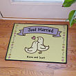 83122217 - Just Married Personalized Doormat