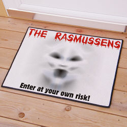 Halloween Personalized Welcome Doormat  