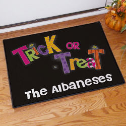 Trick or Treat Halloween Doormat 