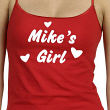 My Love Ladies' Red Spaghetti Strap Camisole 971976X
