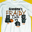 3352X - Fraidy Cats Personalized Halloween T-Shirt