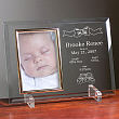 8519218 - In the Beginning New Baby Beveled Glass Picture Frame