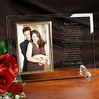 To My Love...Beveled Glass Picture Frame