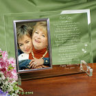 To My Daughter Personalized Mother's Day Frame - Beveled Glass Picture Frame