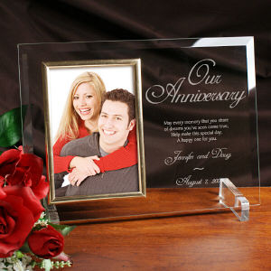 Anniversary wedding picture frame
