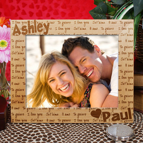 Personalized I Love You Picture Frame Unique Romantic Gifts