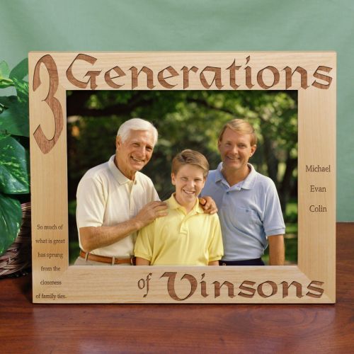 Personalized Generations Picture Frame GiftsForYouNow