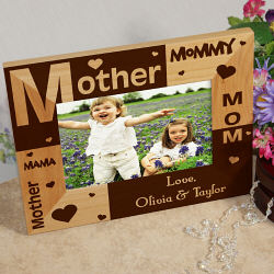 All About Mom Personalized Frame