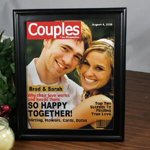 Couples Magazine Cover Frame