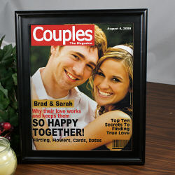 Couples Magazine Cover Frame