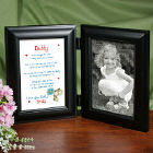 I Love You, Daddy Black Bi-Fold Personalize Picture Frame
