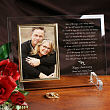 Love Is Magic Anniversary Personalized Beveled Glass Picture Frame 8519118