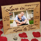 Love is... Wood Picture Frame 99011