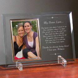 My Sister Frame Beveled Glass 
