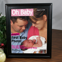 Oh Baby Magazine Cover Frame 