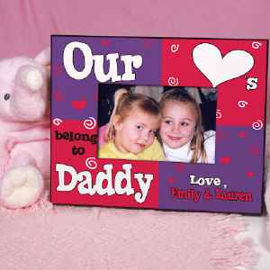 Grandpa Frame Our Hearts Belong To... Printed Frame - Choose Any Title