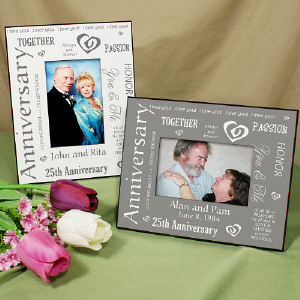 Our Silver Anniversary Printed Frame