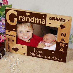 Personalized Grandma Frame - all about Grandma
