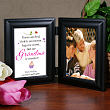 Personalized Grandma Picture Frame   -  Is Sweet... Black Wood Bi-Fold Frame 922346
